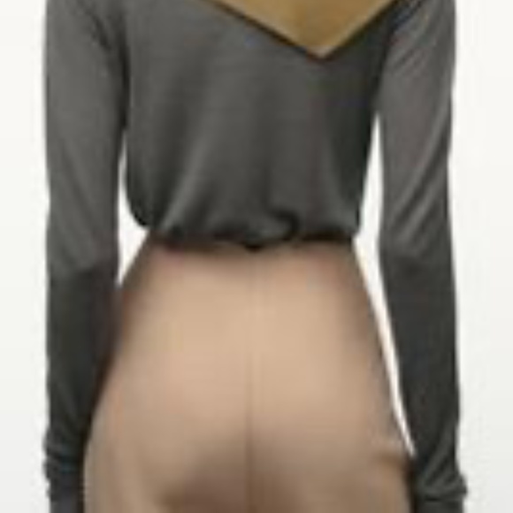 Zara Taupe Brown High Waisted Trouser Pants Size Small - Picture 2 of 5